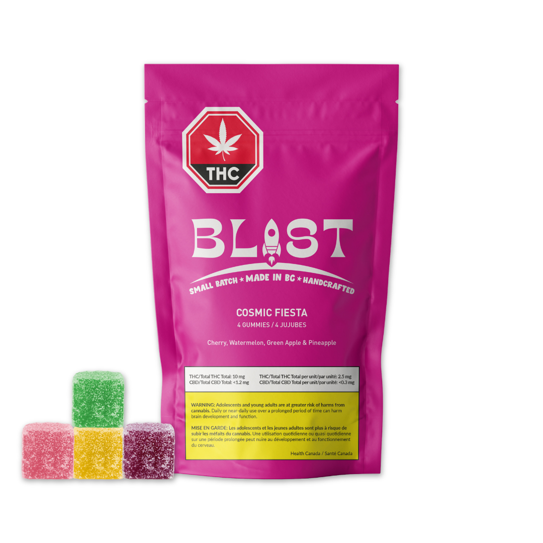 BLAST - Cosmic Fiesta (multipack) Cherry, Watermelon, Pineapple, Green Apple - Image 2